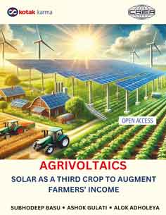 Agrivoltaics: Solar as a Third Crop to Augment Farmers' Income